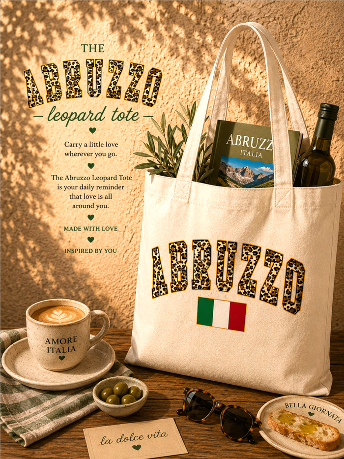 Abruzzo Leopard  Print Tote