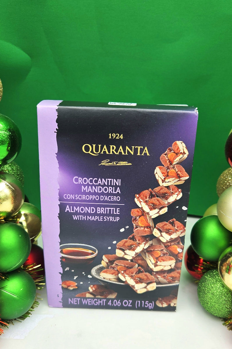 Almond Brittle with Maple Syrup