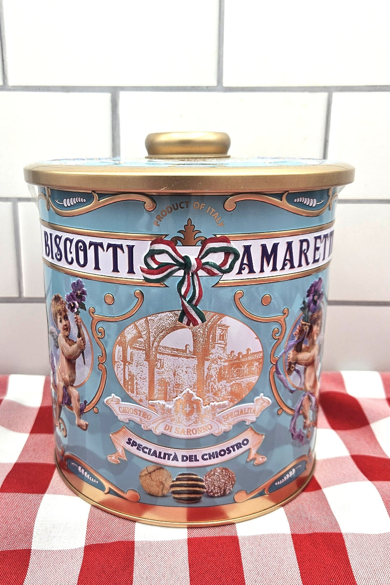 Amaretti in Cherub Tin