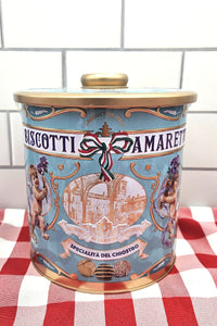 Amaretti in Cherub Tin