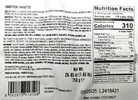 Panettone with Amaretto  Cream - Chiostro di Saronno - 750 Gr