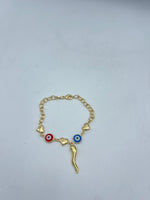 The Amore Malocchio  Bracelet - Gold Filled