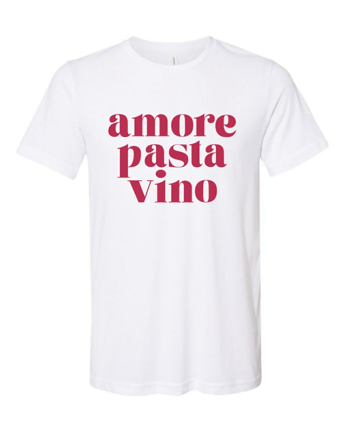 Amore Pasta Vino Tee - Unisex