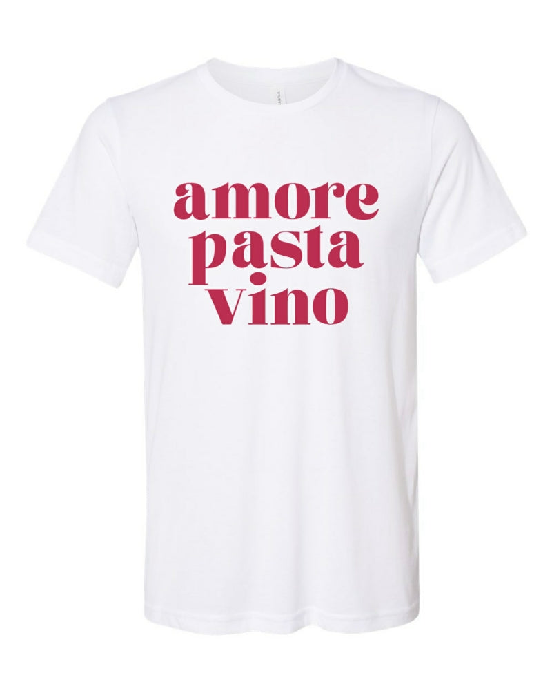 Amore Pasta Vino Tee - Unisex