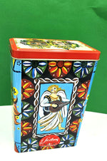 Sicilian Tower Tin  with Torroncini Siciliani - Soft Sicilian Torroncini