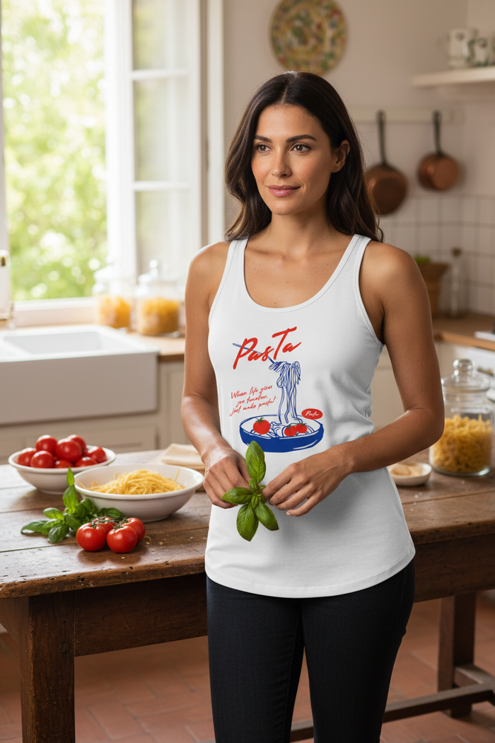 Artsy Pasta Tank Top lifestyle photo