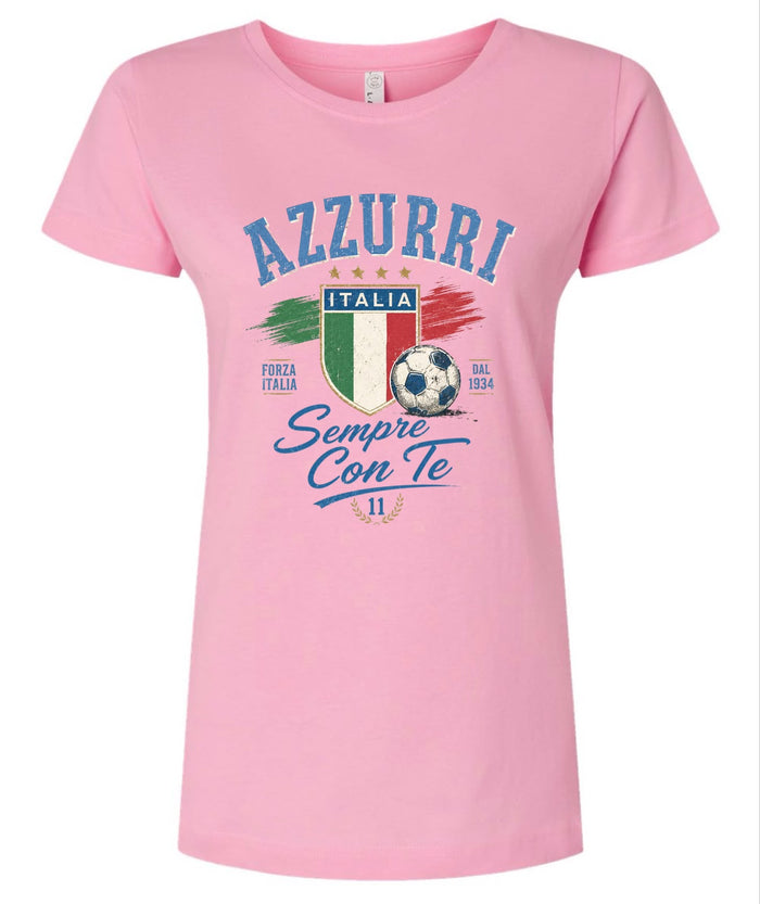 The Azzurri Sempre Con Te Fitted Tee