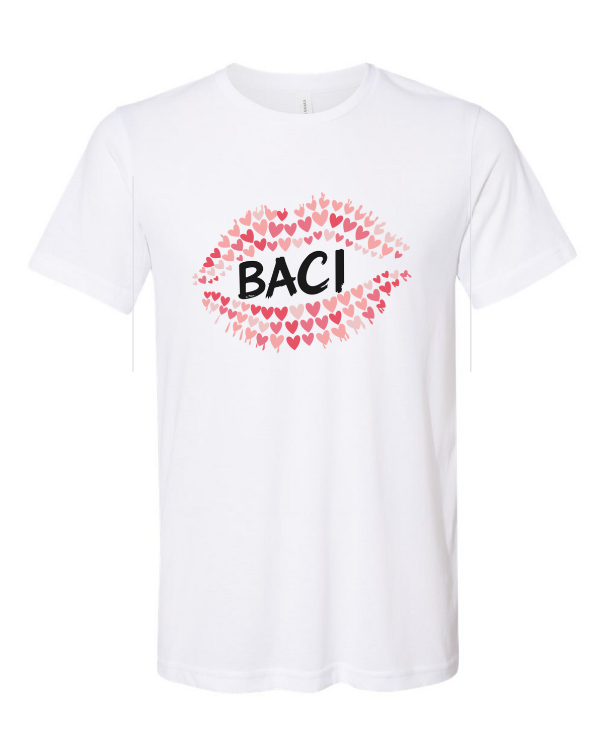 The Baci Hearts  Tee