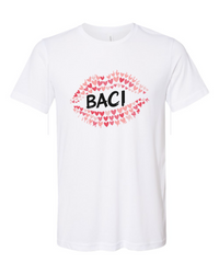 The Baci Hearts  Tee
