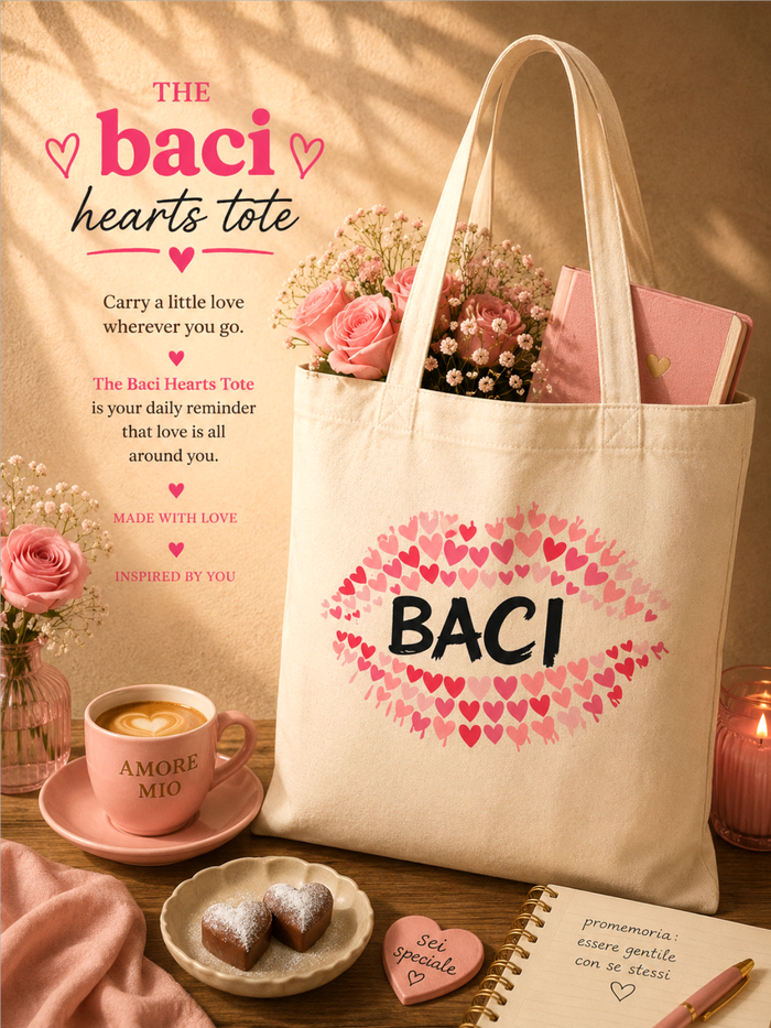Baci Hearts Tote
