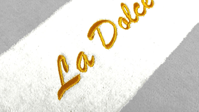 La Dolce Vita Extra Large Beach Towel - Gray - Made in Italy