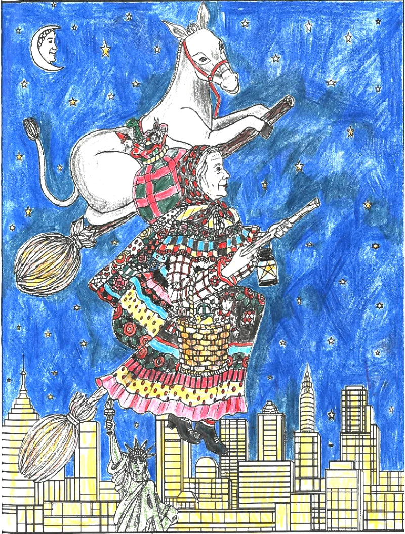 La Befana Comes to America - Coloring Book with Short Stories