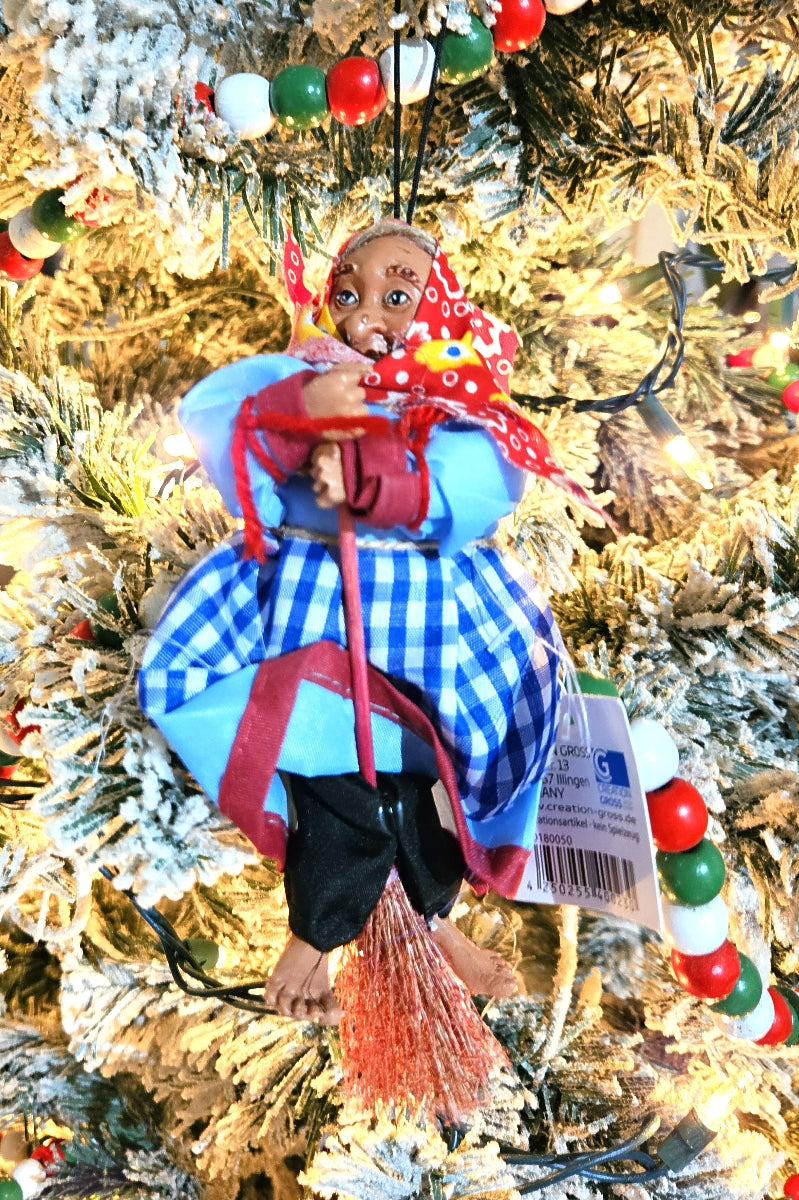 The Befana Broom Ornament