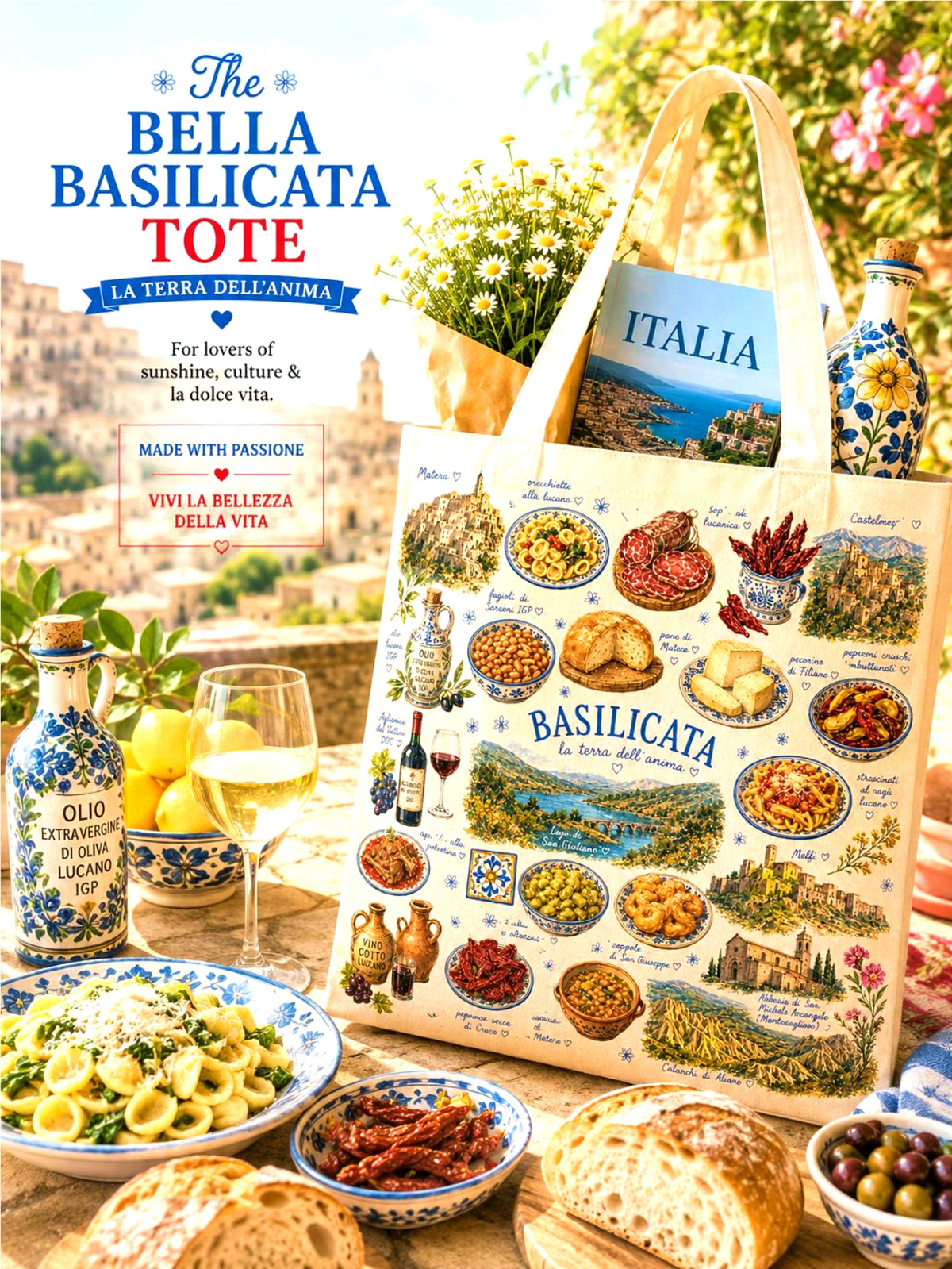 The Bella Basilicata Tote