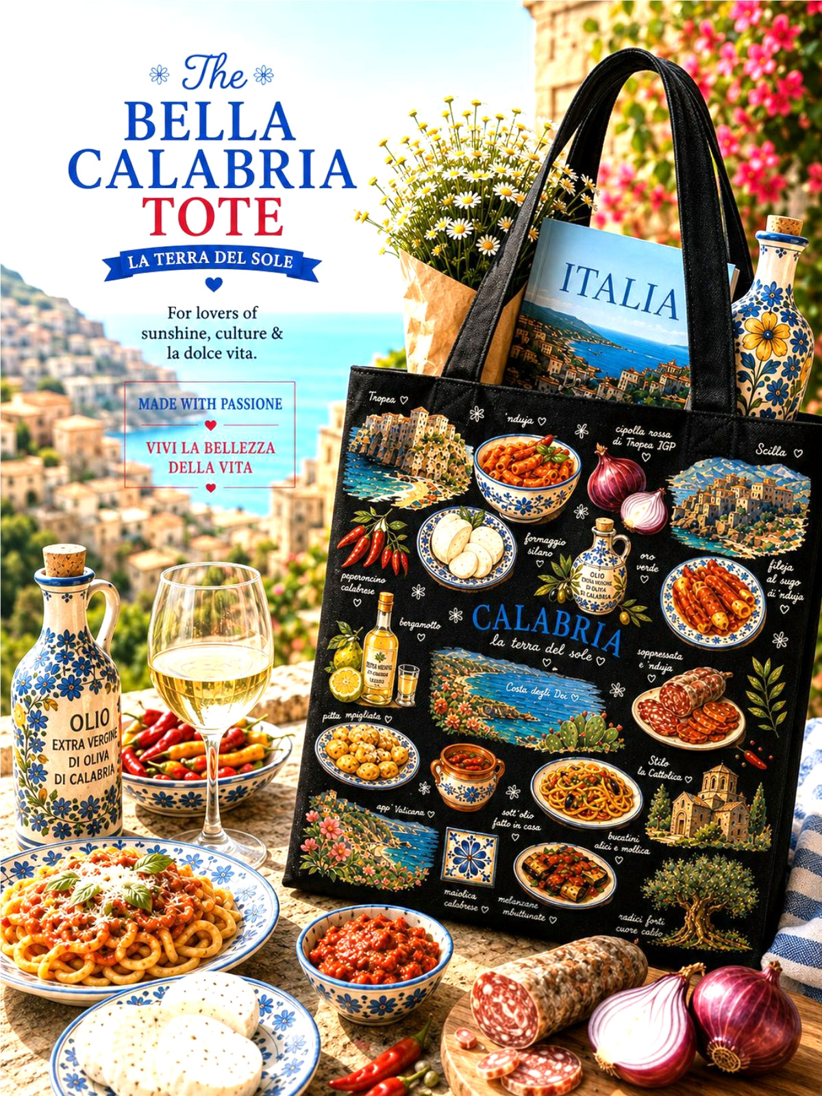 The Bella Calabria Tote