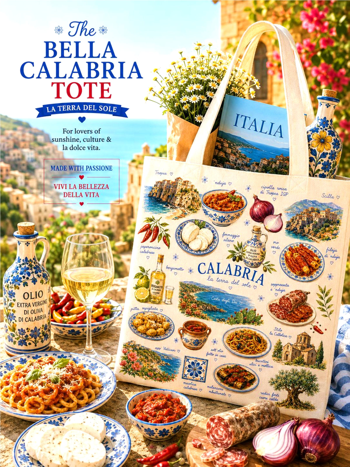The Bella Calabria Tote