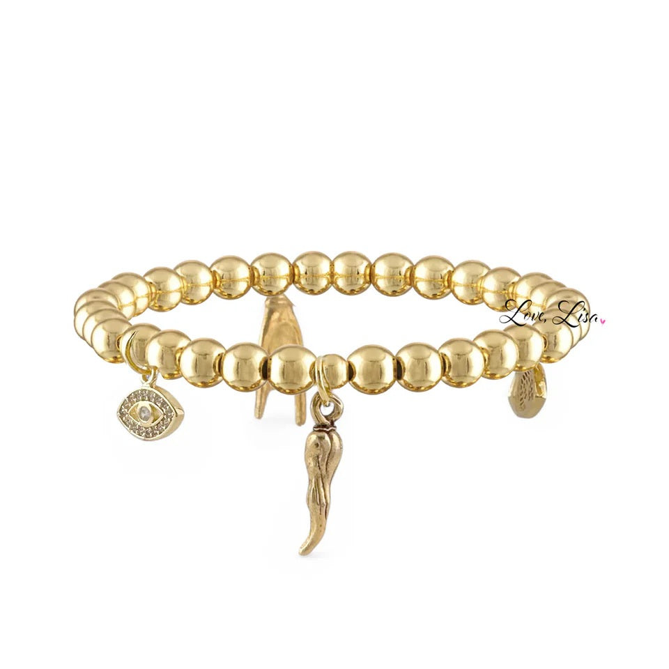 The Bella Cornicello Gold Bracelet