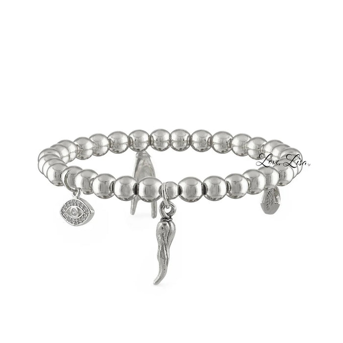 The Bella Cornicello Silver Bracelet