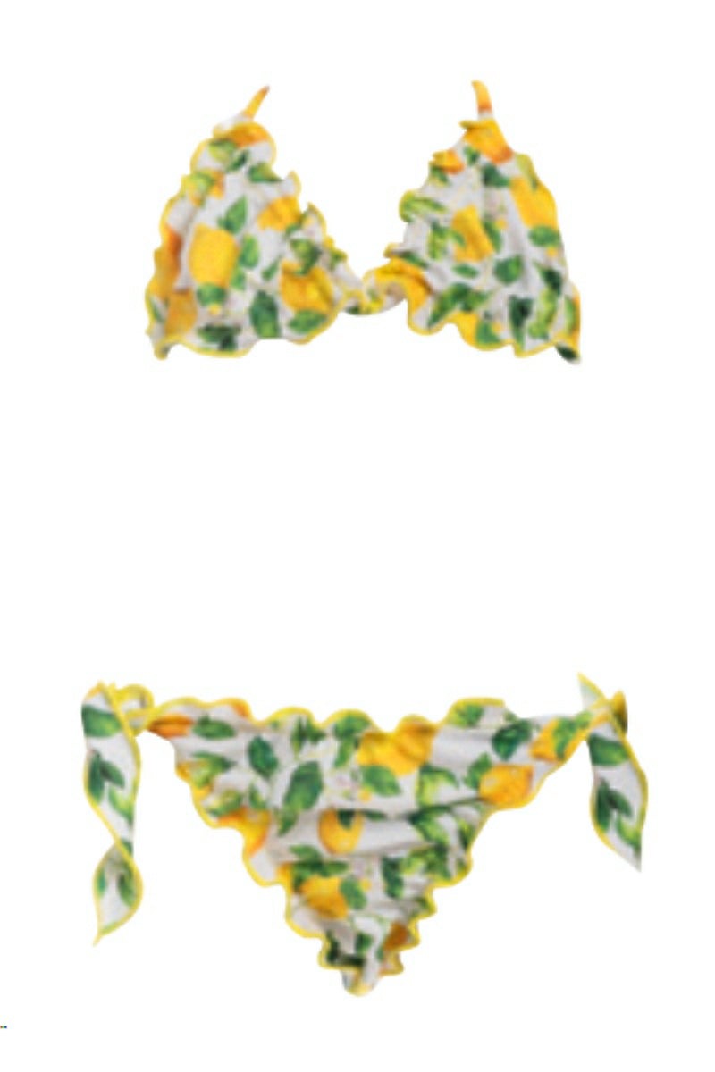 The Bambina Bikini - Limonata Yellow - Made in Italy