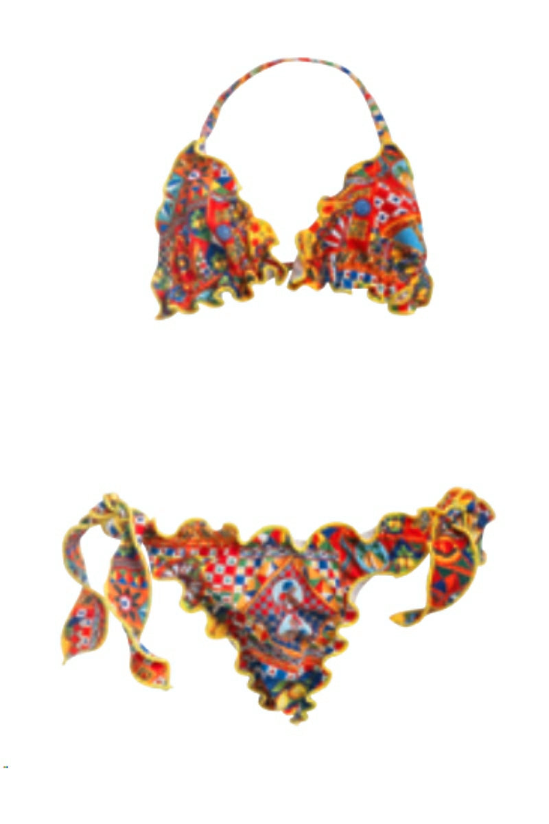 The Bambina Bikini - Sicilian Fantasy - Made in Italy