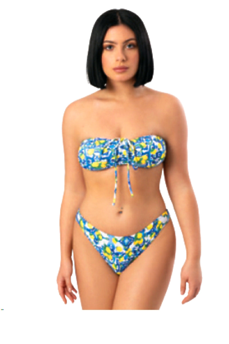 The  Majolica Lemon Fantasy Bikini  - Made in Italy