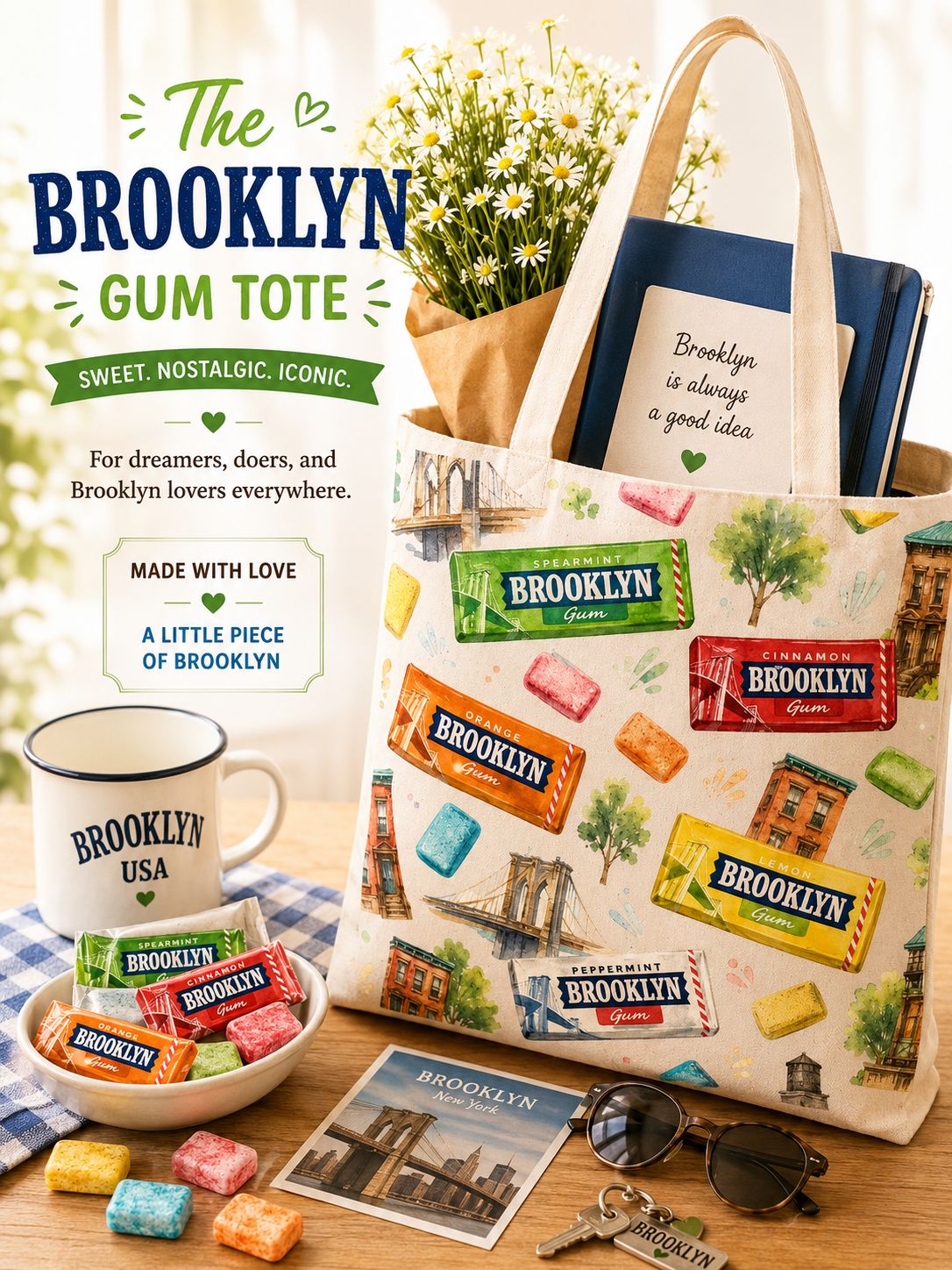 The Brooklyn Gum Tote