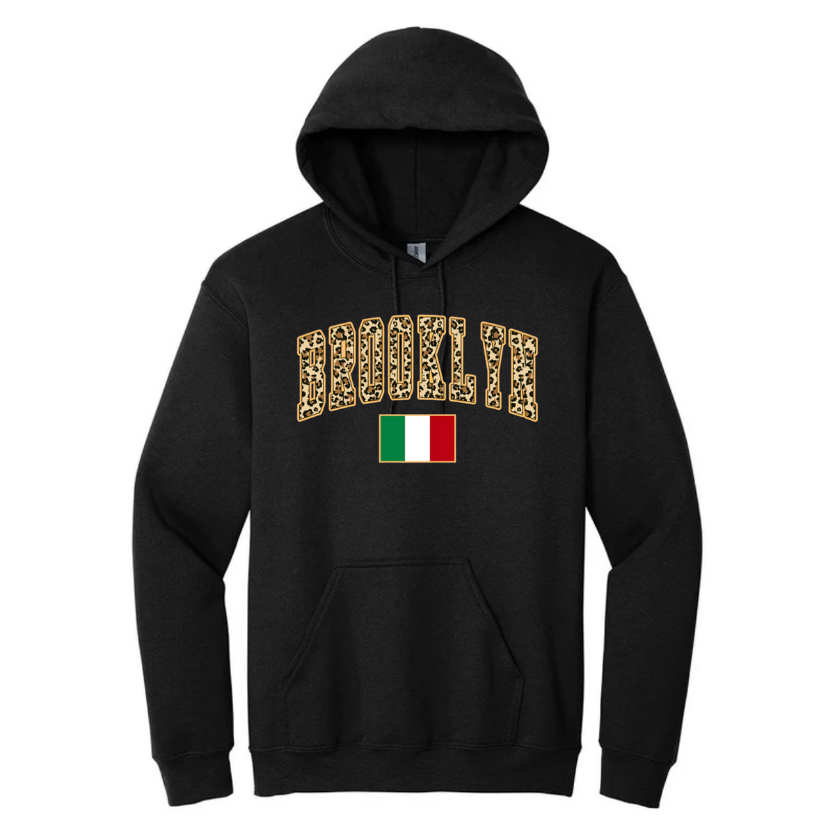 Brooklyn Leopard Print Hoodie - Unisex
