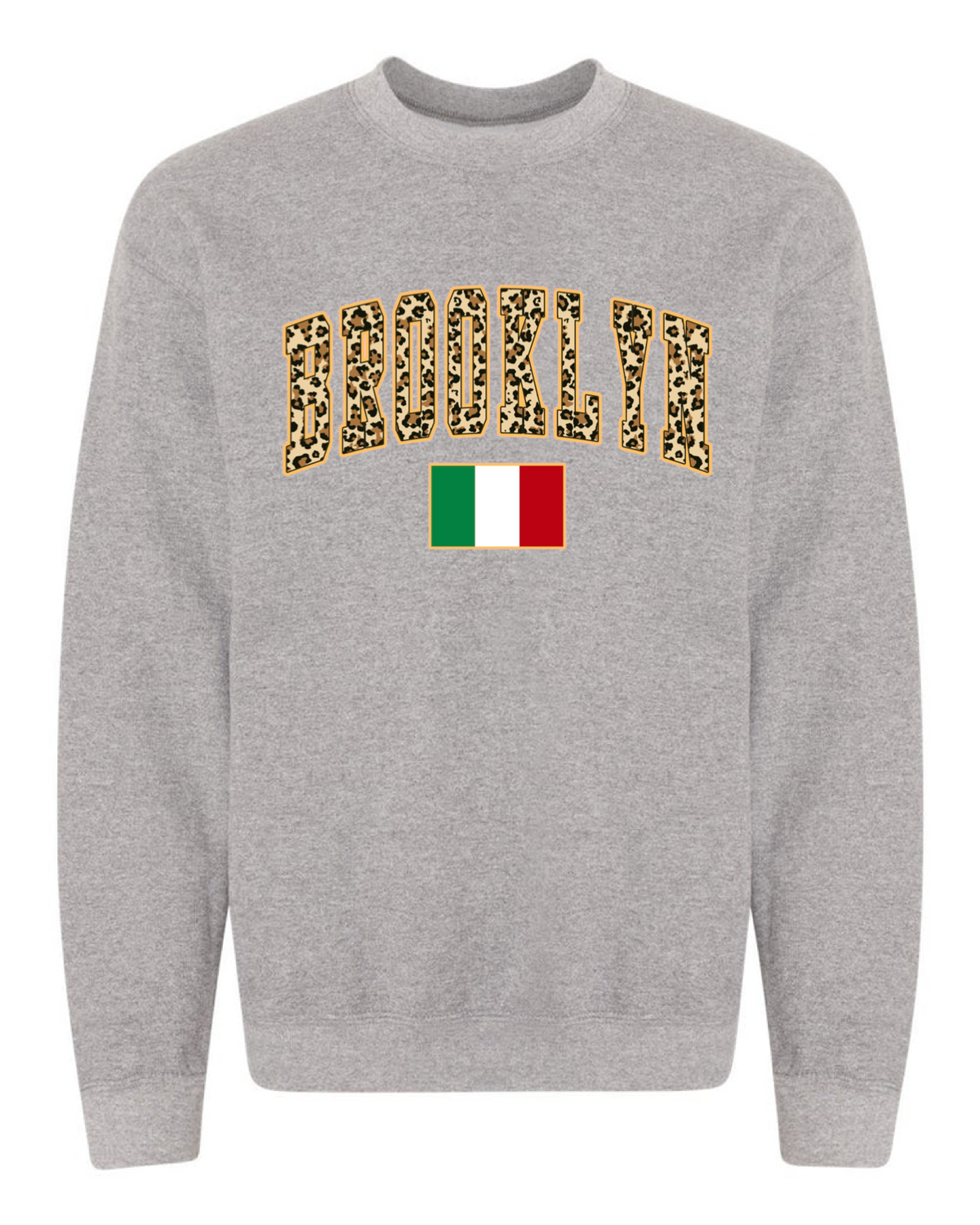 Brooklyn Leopard Print Sweatshirt - Unisex