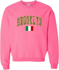 Brooklyn Leopard Print Sweatshirt - Unisex