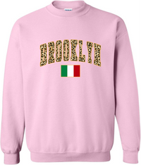Brooklyn Leopard Print Sweatshirt - Unisex