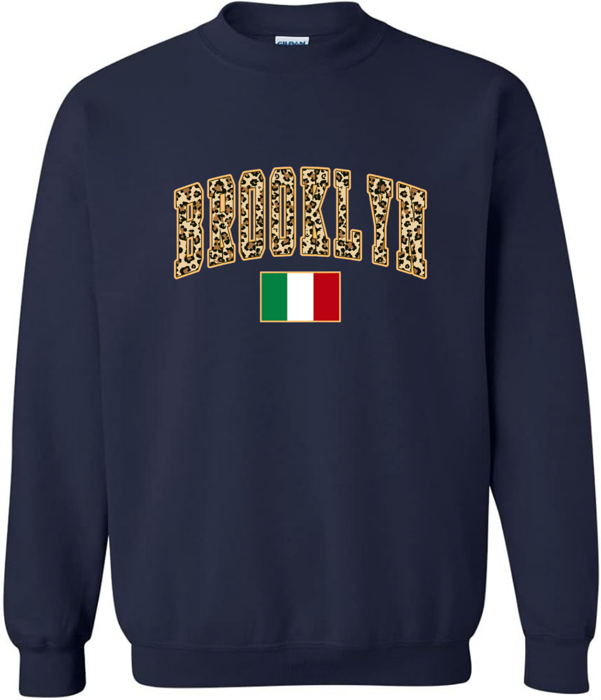 Brooklyn Leopard Print Sweatshirt - Unisex