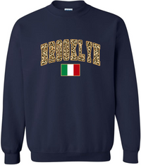 Brooklyn Leopard Print Sweatshirt - Unisex
