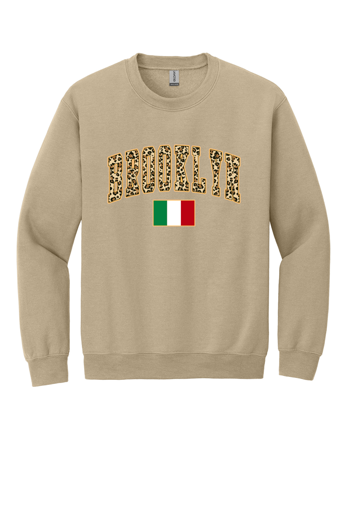 Brooklyn Leopard Print Sweatshirt - Unisex