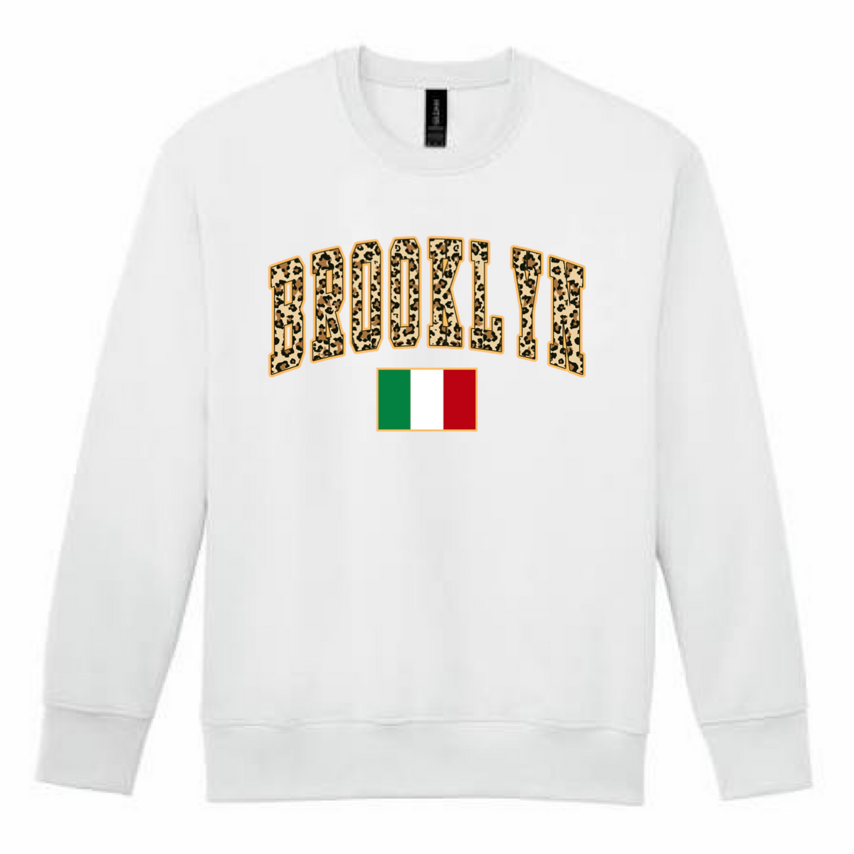 Brooklyn Leopard Print Sweatshirt - Unisex