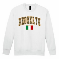 Brooklyn Leopard Print Sweatshirt - Unisex