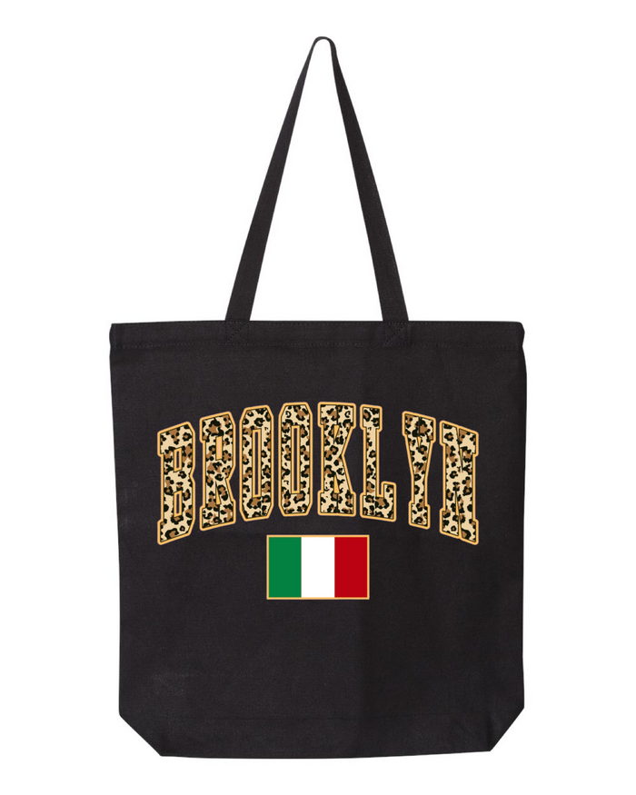 Brooklyn Leopard  Print Tote