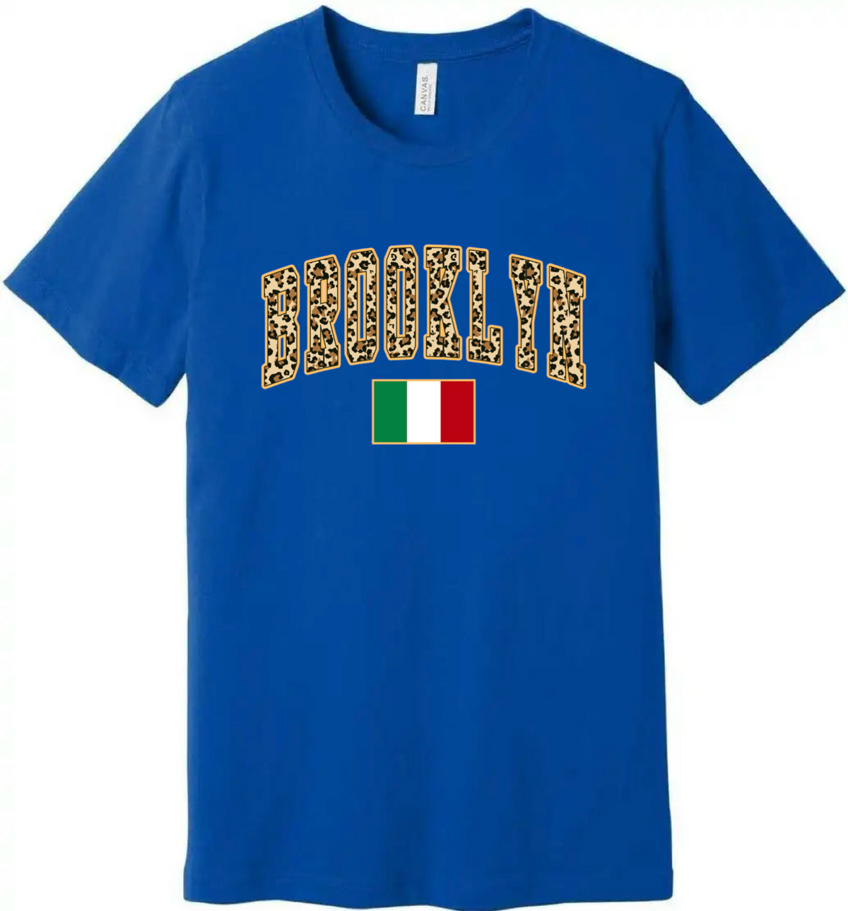 Brooklyn Leopard Print V-Neck Shirt - Unisex