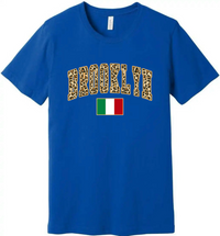 Brooklyn Leopard Print V-Neck Shirt - Unisex