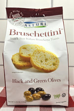 Bruschette - Black and Green Olives