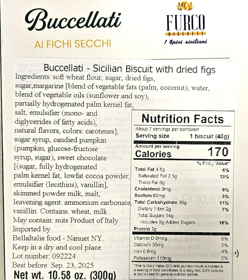 Handmade Buccellati with Dried Figs by Furco