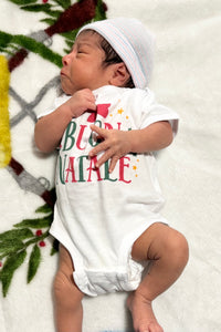 Buon Natale Bow Tie Onesie