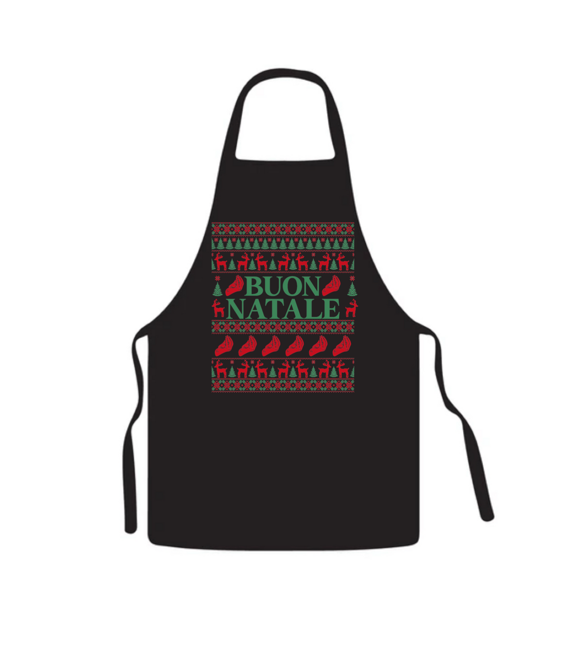 The Buon Natale Italian Hand Ugly Christmas Apron