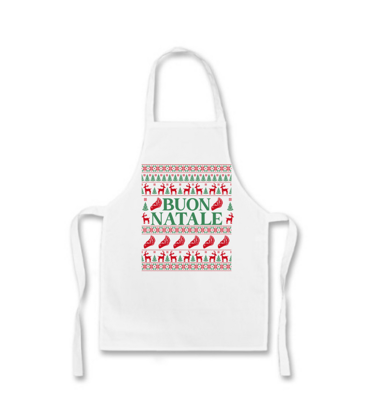 The Buon Natale Italian Hand Ugly Christmas Apron