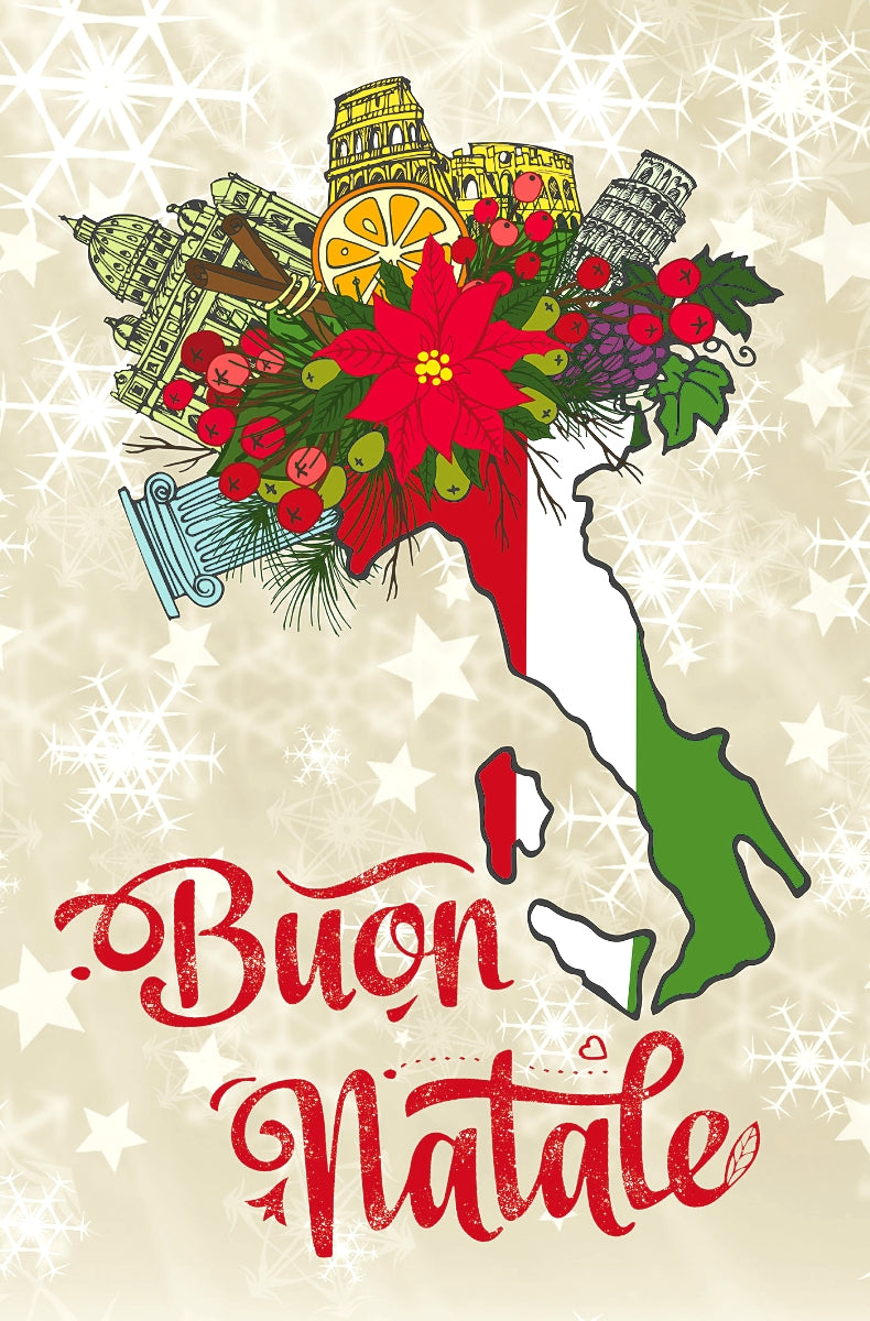 Buon Natale Italia - Dish Towel  - Made in Italy