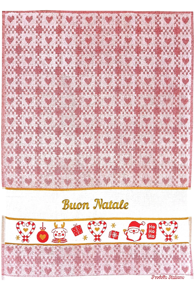 The Buon Natale Terry Cloth Dish Towel - Made in Italy