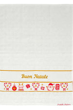 The Buon Natale Terry Cloth Dish Towel - Made in Italy