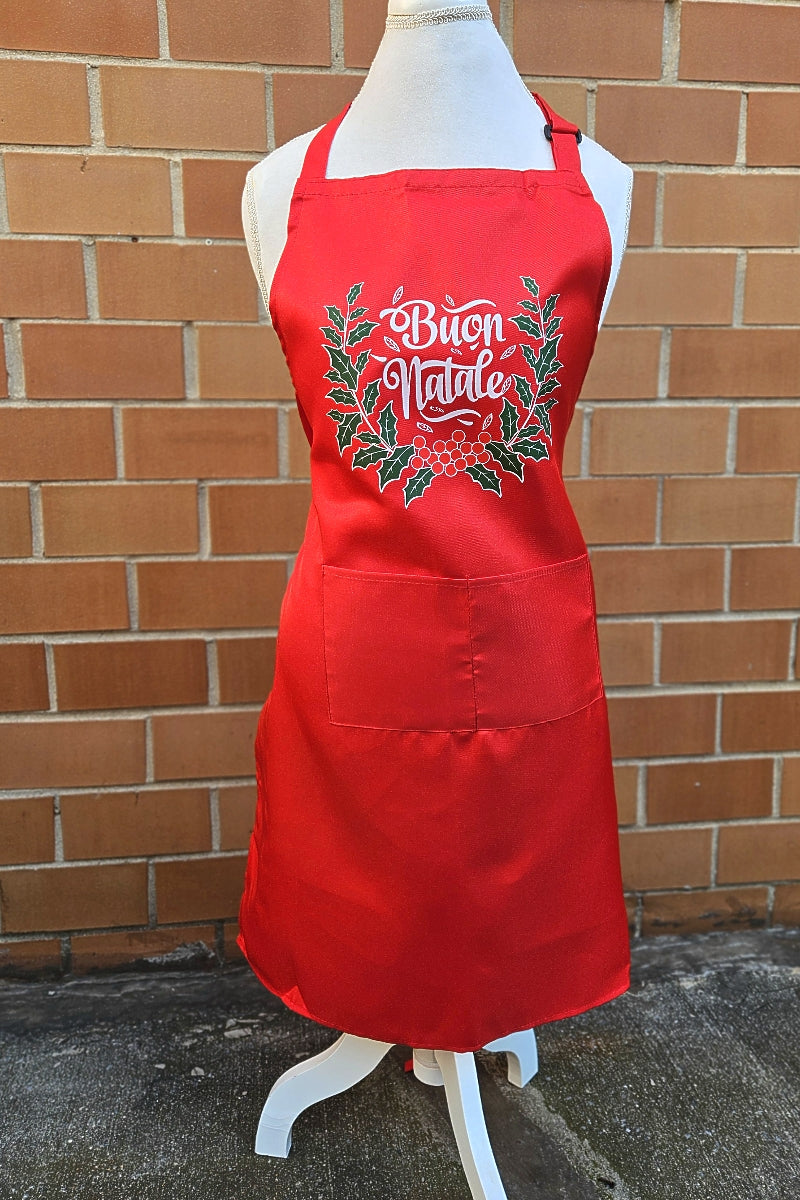The Buon Natale Wreath Apron