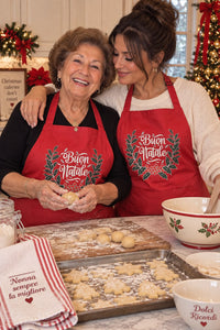 The Buon Natale Wreath Apron