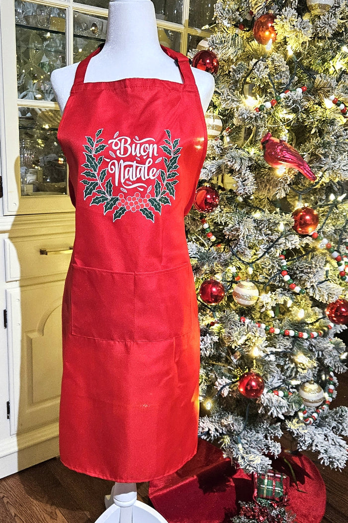 The Buon Natale Wreath Apron