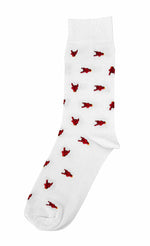 The Buona Fortuna Socks - Short - Made in Italy - White